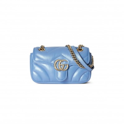 GUCCI GG MARMONT MINI SHOULDER 446744 (22*13*6cm)